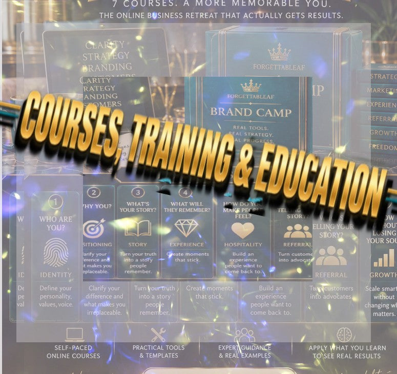 ForgettableAF.com Educational Materials & Courses