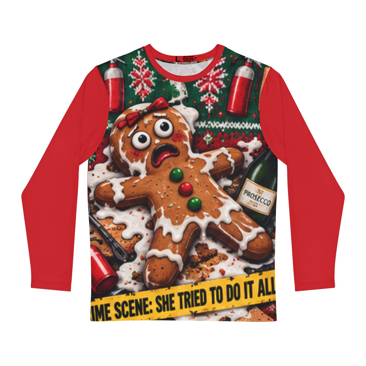 Gingerbread Meltdown – Crime Scene Holiday Tee