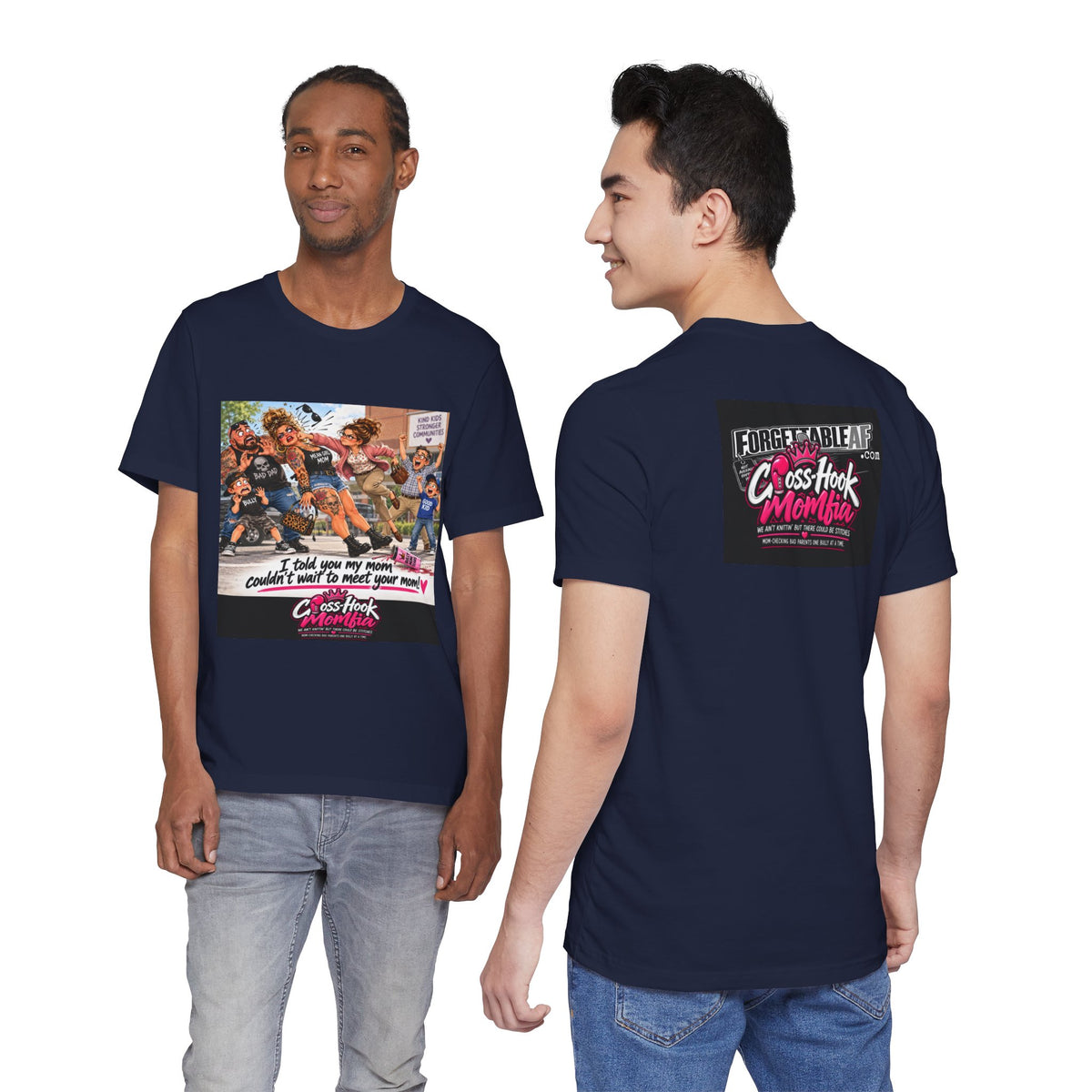 Cross-Hook Momfia Tee – Anti- Bully Graphic T-Shirt