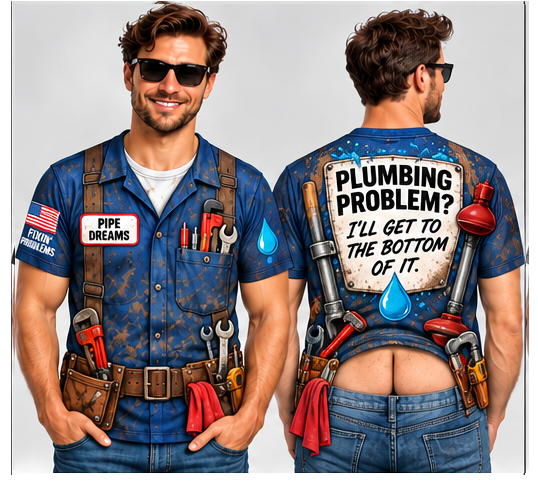Plumbing Problem? I'll Get To The Bottom Of It T-Shirt