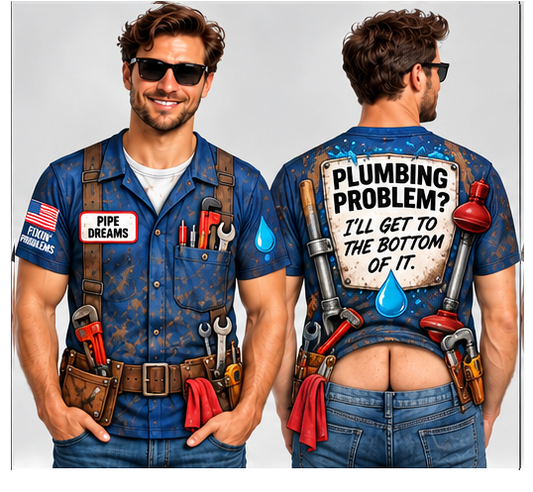 Plumbing Problem? I'll Get To The Bottom Of It T-Shirt