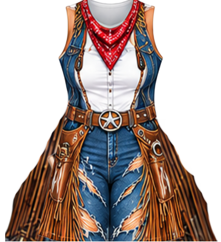 Cowgirl Reveal Dress