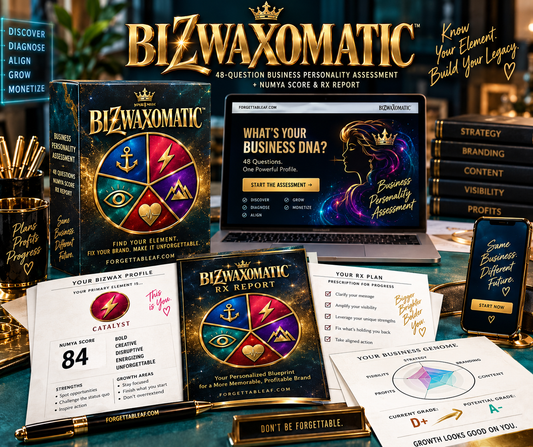 Bizwaxomatic 48‑Question Business Personality Assessment + Numya Score & RX Report